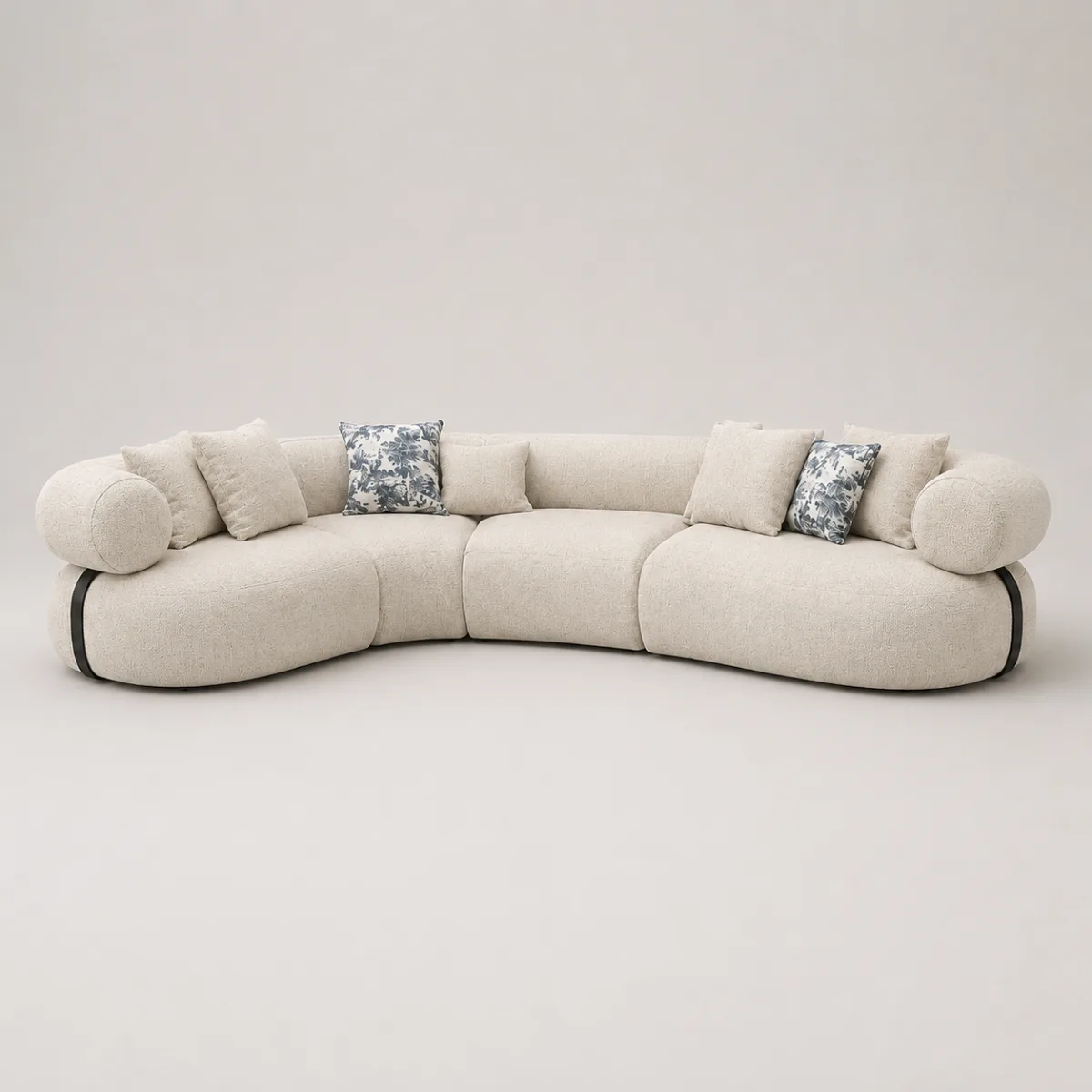 Canape Angle Gauche Hera Coloris Blanc Casse
